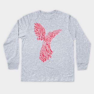 Gallito #red #version by #Bizzartino Kids Long Sleeve T-Shirt